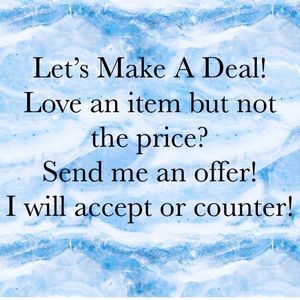 Make me an offer! I’m willing to bundle!